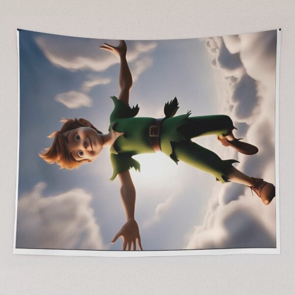 Item preview, Peter Pan in flight designed and sold by jamiestarr.