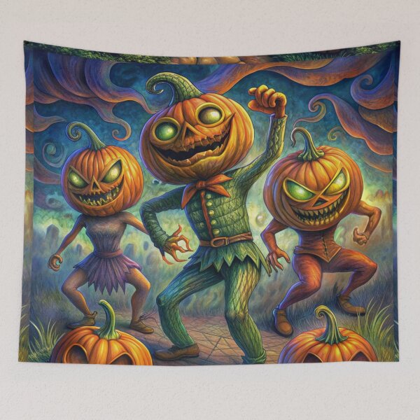 Item preview, Angry pumpkins dancing on halloween designed and sold by ViiivaaDesignS.