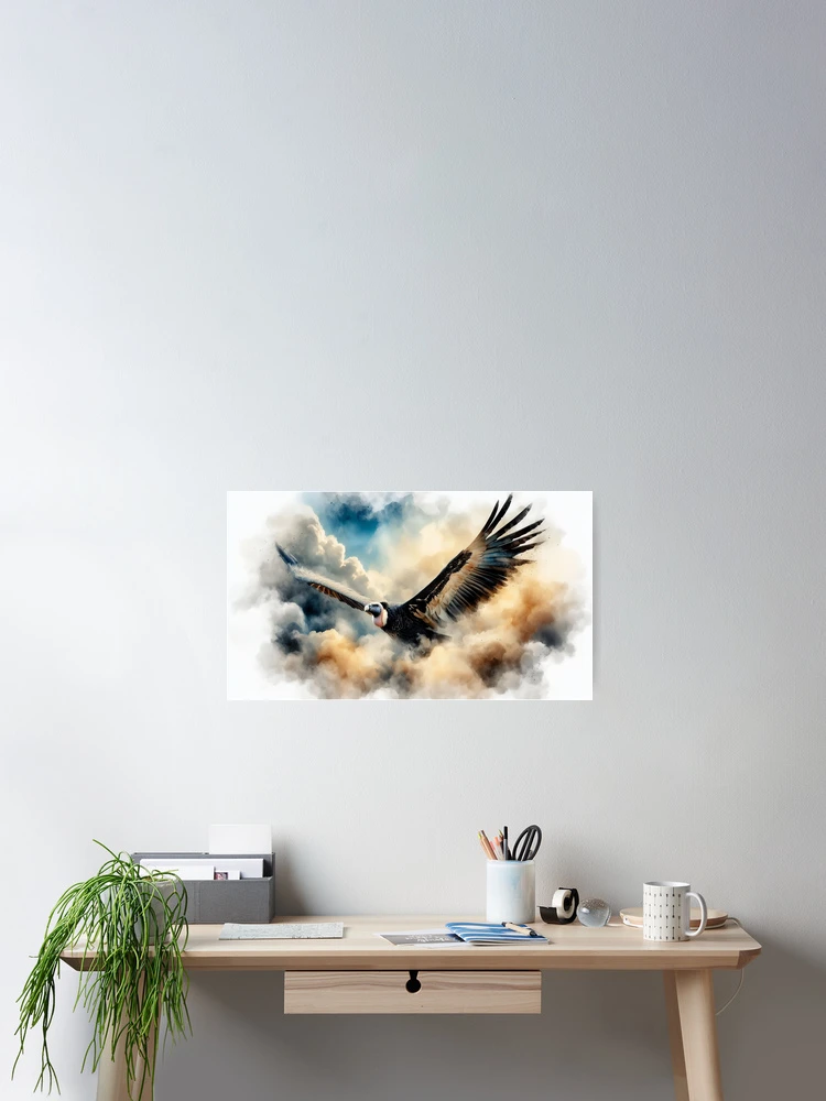 Thumbnail 2 of 3, Poster, Condor In Flight designed and sold by Designermight.