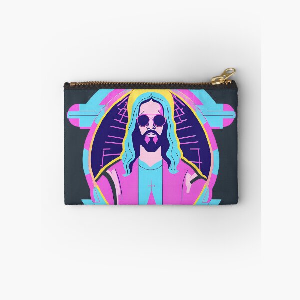 Item preview, Hip Jesus with Electric Halo Cyberpunk Art D50 designed and sold by pixelandcrafted.