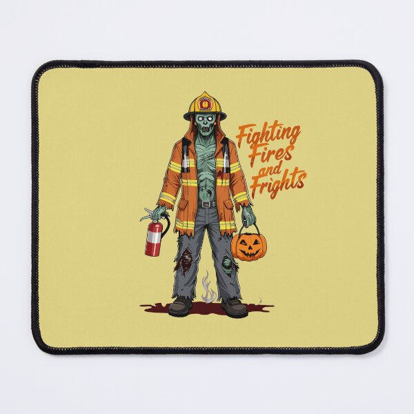 Item preview, Halloween Firefighter Fighting Fires and Frights designed and sold by MaateoDesign.