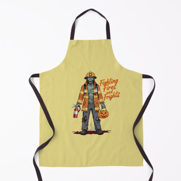 Item preview, Halloween Firefighter Fighting Fires and Frights designed and sold by MaateoDesign.