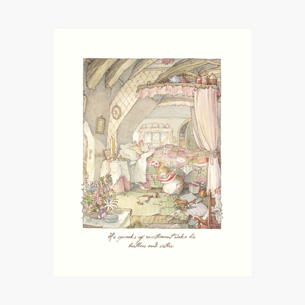 Wilfred's birthday morning Art Print