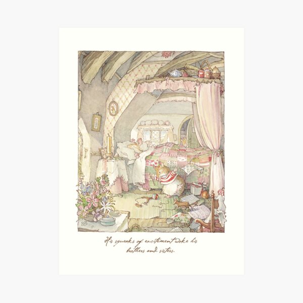 Wilfred's birthday morning Art Print