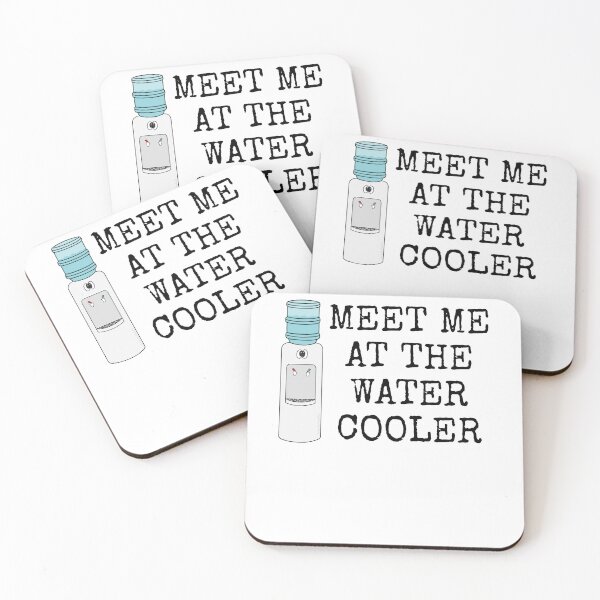 Item preview, Meet Me At The Water Cooler, Office Funny designed and sold by doodlerob.