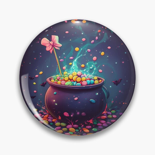 Item preview, Halloween Candy Cauldron designed and sold by LarkspurAndTea.