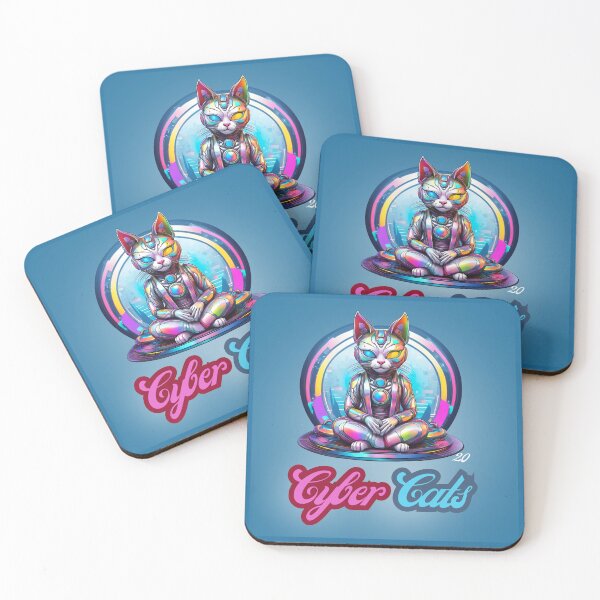 Item preview, Cyber Cats - Cyber Cat 20 designed and sold by Monika Turemka.