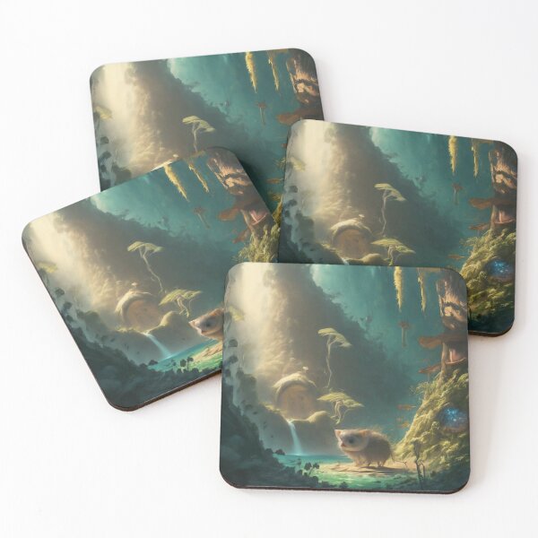 Item preview, Hedgehog on the Hunt in the Forest designed and sold by BestArtByArvind.