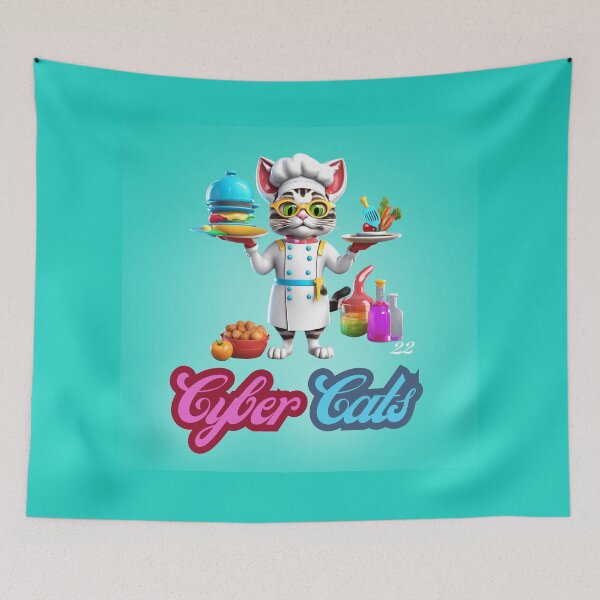 Item preview, Cyber Cats - Cyber Cat 22 designed and sold by Monika Turemka.