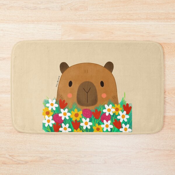 Item preview, Capybara Flowers designed and sold by julianamotzko.