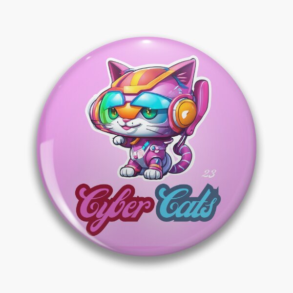 Item preview, Cyber Cats - Cyber Cat 23 designed and sold by Monika Turemka.