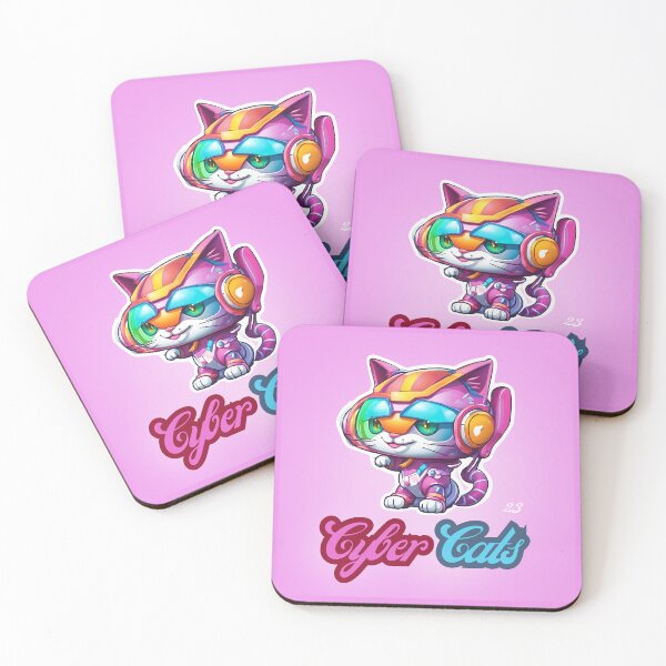 Item preview, Cyber Cats - Cyber Cat 23 designed and sold by Monika Turemka.