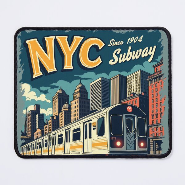 Item preview, New York Subway NYC Subway Train designed and sold by MayaDelaye.