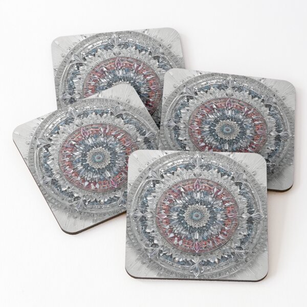 Item preview, Metallic Rebirth Crystalline Mandala designed and sold by MandalasShops.