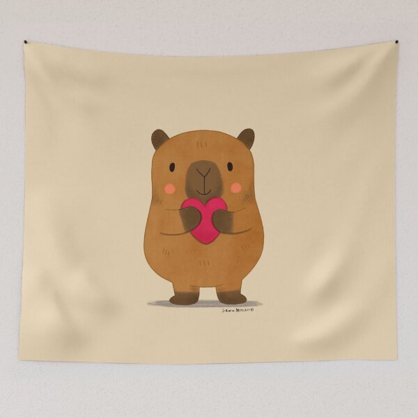 Item preview, Capybara with Heart designed and sold by julianamotzko.