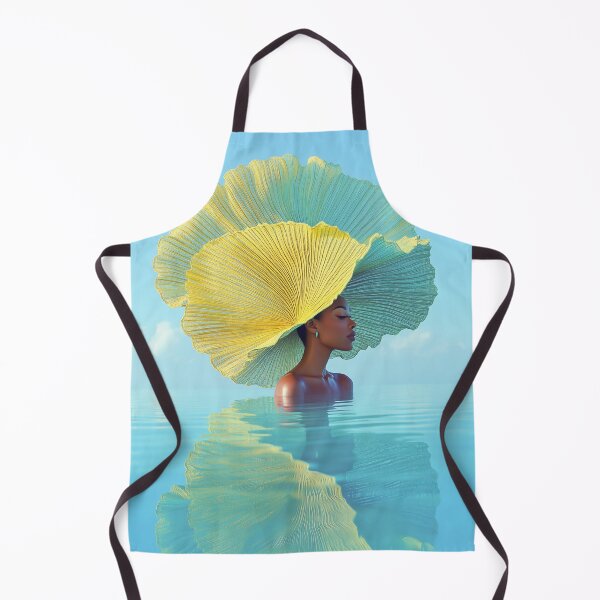 Item preview, "Luxury Poolside Fashion with Giant Panama Hat" designed and sold by MacroArtHub.