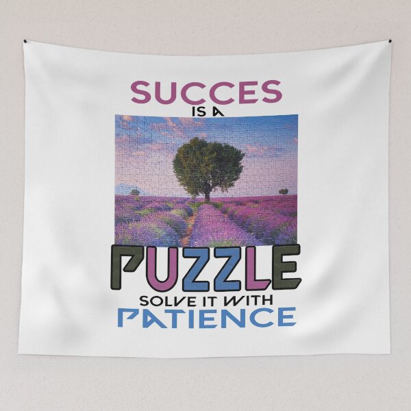Item preview,  Success Journey Quote - Puzzle and Strategy - Inspirational Design designed and sold by koreatvtea.