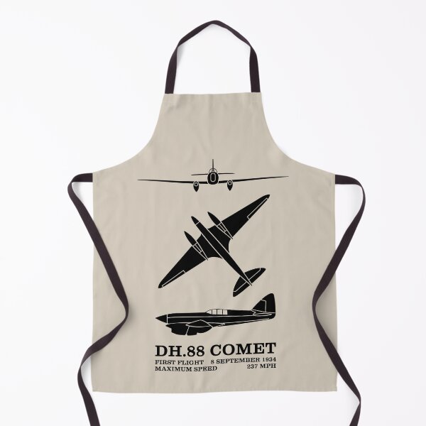 Item preview, de Havilland DH.88 1934 Comet Racer Plane Silhouettes Infographic designed and sold by MilitaryMart.