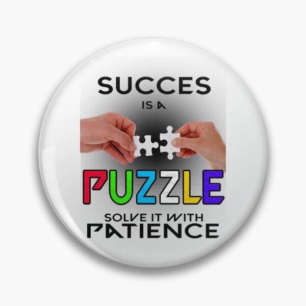 Item preview, Quote Art - Success Puzzle and Strategy - Motivational Design designed and sold by koreatvtea.