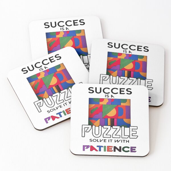 Item preview,  Puzzle of Success - Solve with Patience and Strategy - Inspirational Art designed and sold by koreatvtea.