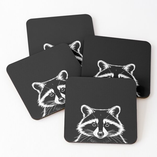 Item preview, Racoon minimalism art  designed and sold by ChaosEdits.