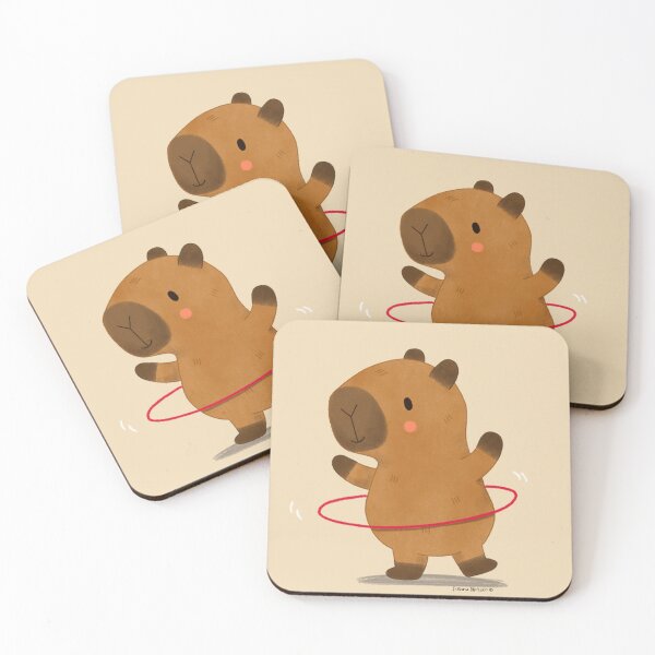 Item preview, Capybara Hula Hoop designed and sold by julianamotzko.