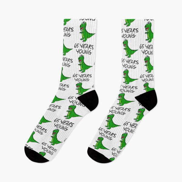 Item preview, 65 Years Young T-Rex Dinosaur 65th Birthday Retirement Funny designed and sold by doodlerob.