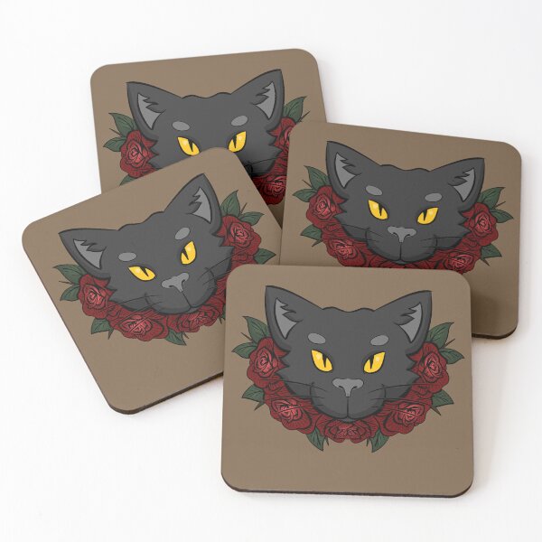 Item preview, Black Cat Roses - Brown designed and sold by mgrugart.