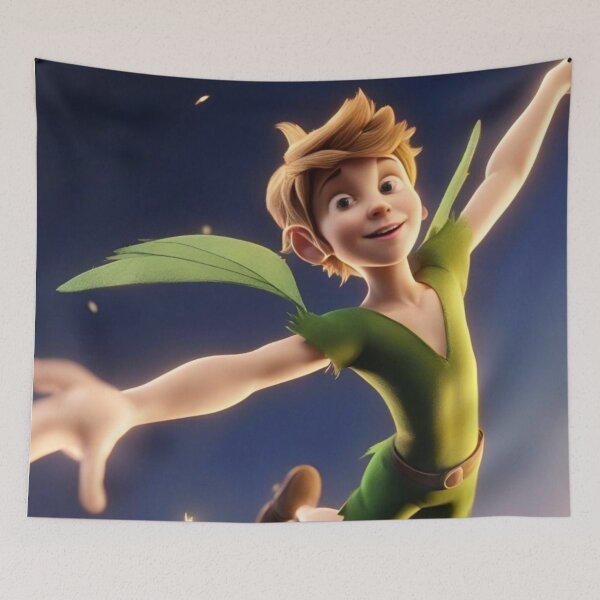 Item preview, Peter Pan arrives to save the day. designed and sold by jamiestarr.