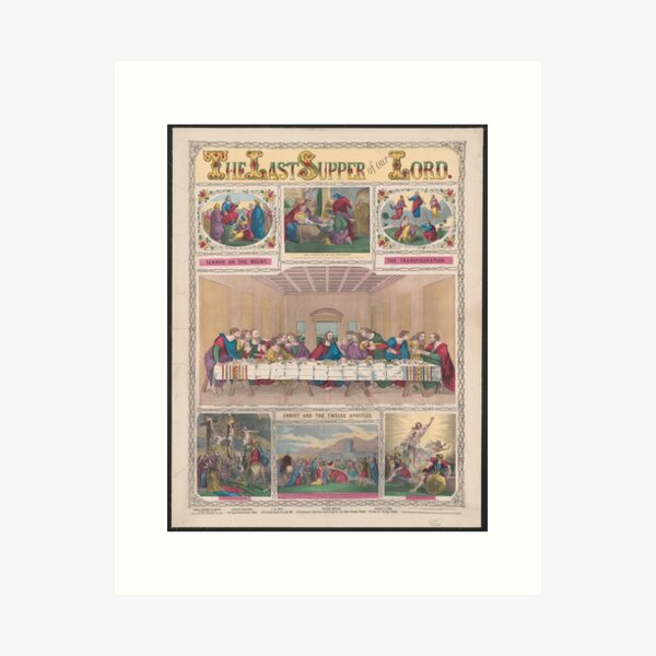 The last supper of our Lord Art Print