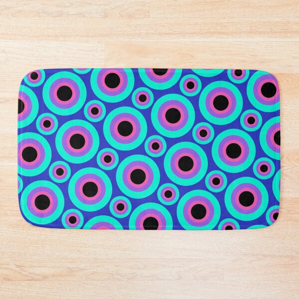 Item preview, Colorful Alternating Size Circles Dots & Eyes designed and sold by EvergreenMotifs.