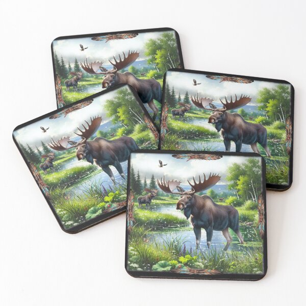 Item preview, Moose designed and sold by Karen Wood.