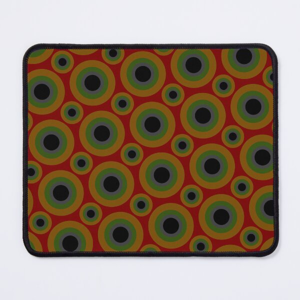 Item preview, Colorful Alternating Size Circles Dots & Eyes designed and sold by EvergreenMotifs.