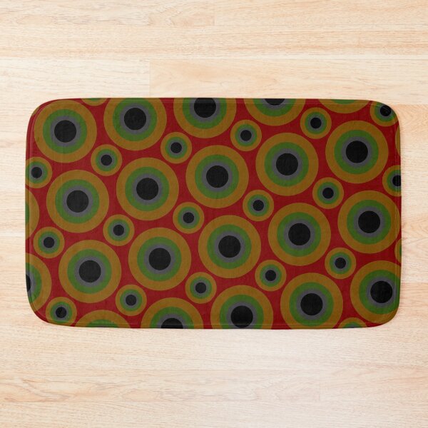 Item preview, Colorful Alternating Size Circles Dots & Eyes designed and sold by EvergreenMotifs.