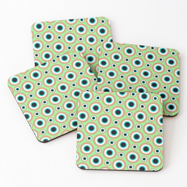 Item preview, Simple & Clean Circle All Seeing Eyes Grid Pattern designed and sold by EvergreenMotifs.