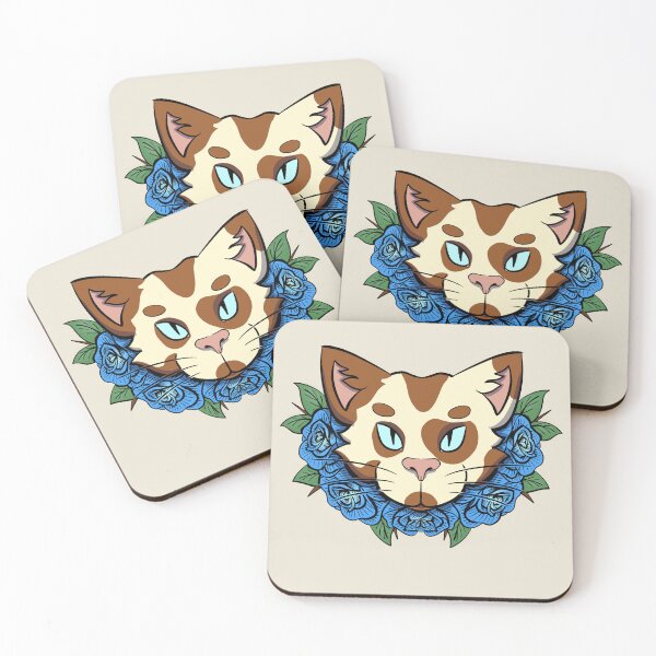 Item preview, Calico Cat Roses - Beige designed and sold by mgrugart.