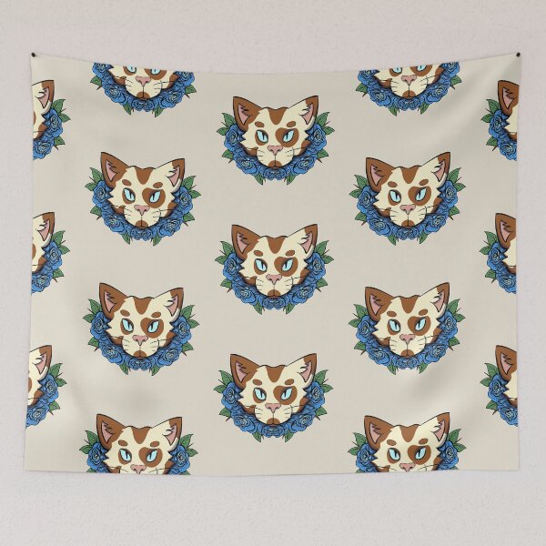 Item preview, Calico Cat Roses - Beige designed and sold by mgrugart.