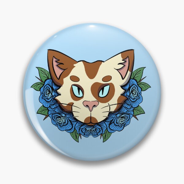 Item preview, Calico Cat Roses - Blue designed and sold by mgrugart.
