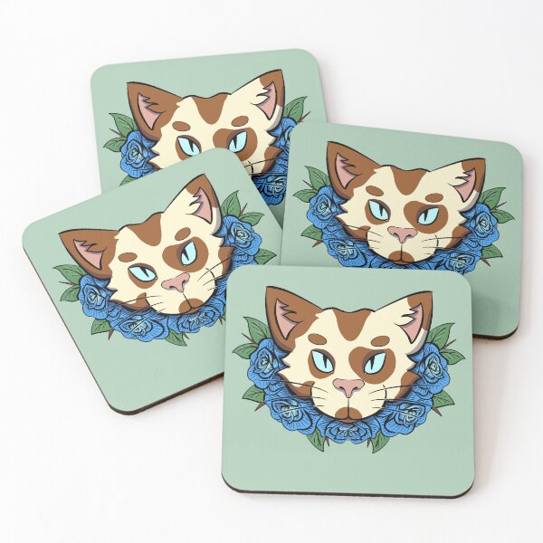 Item preview, Calico Cat Roses - Green designed and sold by mgrugart.