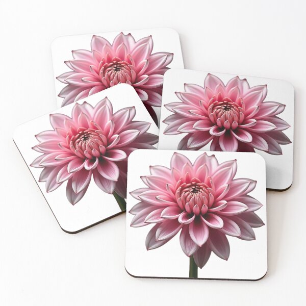 Item preview, Pink dahlia designed and sold by Polanska.