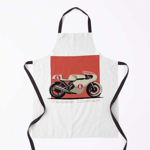 Artikelvorschau, Ducati 750SS Corsa Vintage Rennrad Abbildung entworfen und verkauft von blackdogshop.