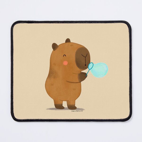 Item preview, Capybara making bubbles designed and sold by julianamotzko.