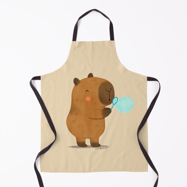 Item preview, Capybara making bubbles designed and sold by julianamotzko.