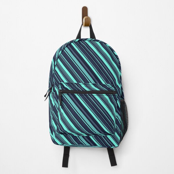 Item preview, Colorful Bright Eye Catching Diagonal Line Stripes Parallel designed and sold by EvergreenMotifs.