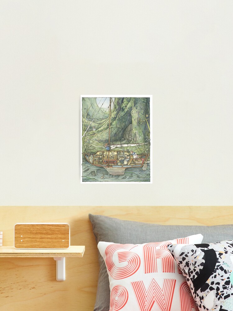 Thumbnail 1 of 3, Photographic Print, Cutaway of Dustys Boat designed and sold by BramblyHedge.