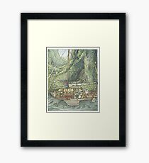 Cutaway of Dustys Boat Framed Print