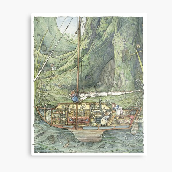 Cutaway of Dustys Boat Metal Print