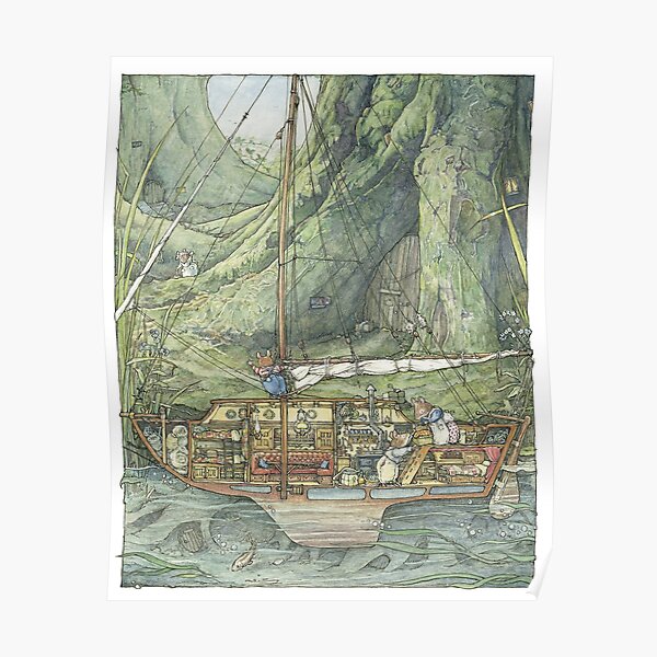 Cutaway of Dustys Boat Poster