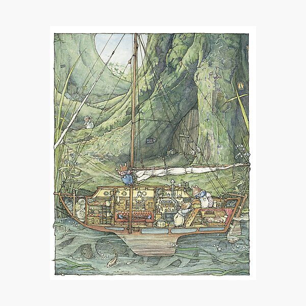 Cutaway of Dustys Boat Photographic Print