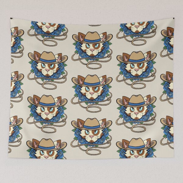 Item preview, Calico Cat Cowboy - Beige designed and sold by mgrugart.